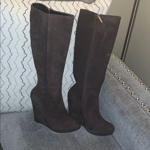 Pollini Suede Boots